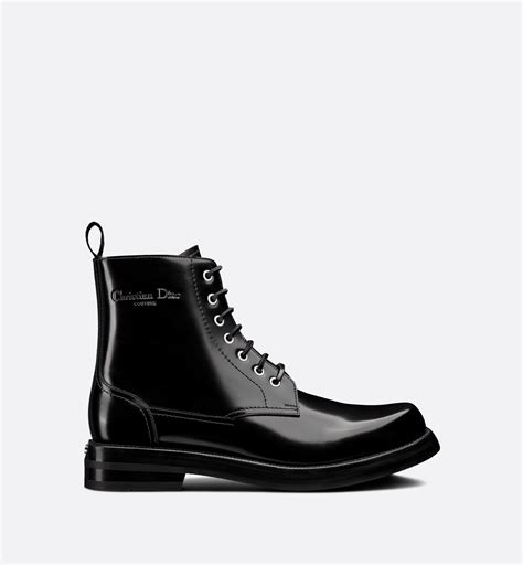 Dior Carlo Ankle Boot Black Polished Calfskin 